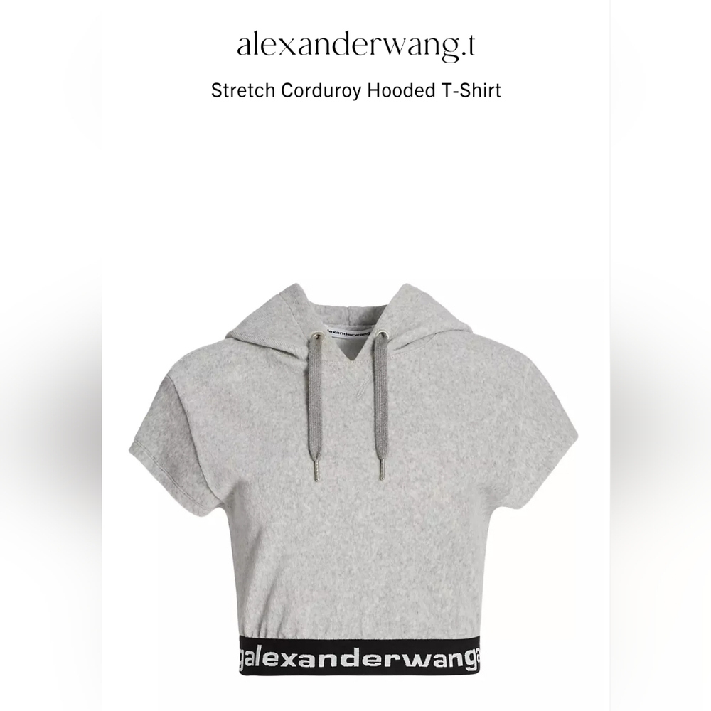 Alexander wang hoodied t shirt
